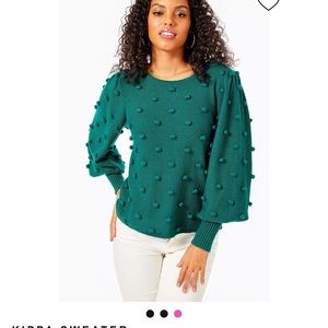 NWT Lilly Pulitzer Kippa Sweater in Spruce Green